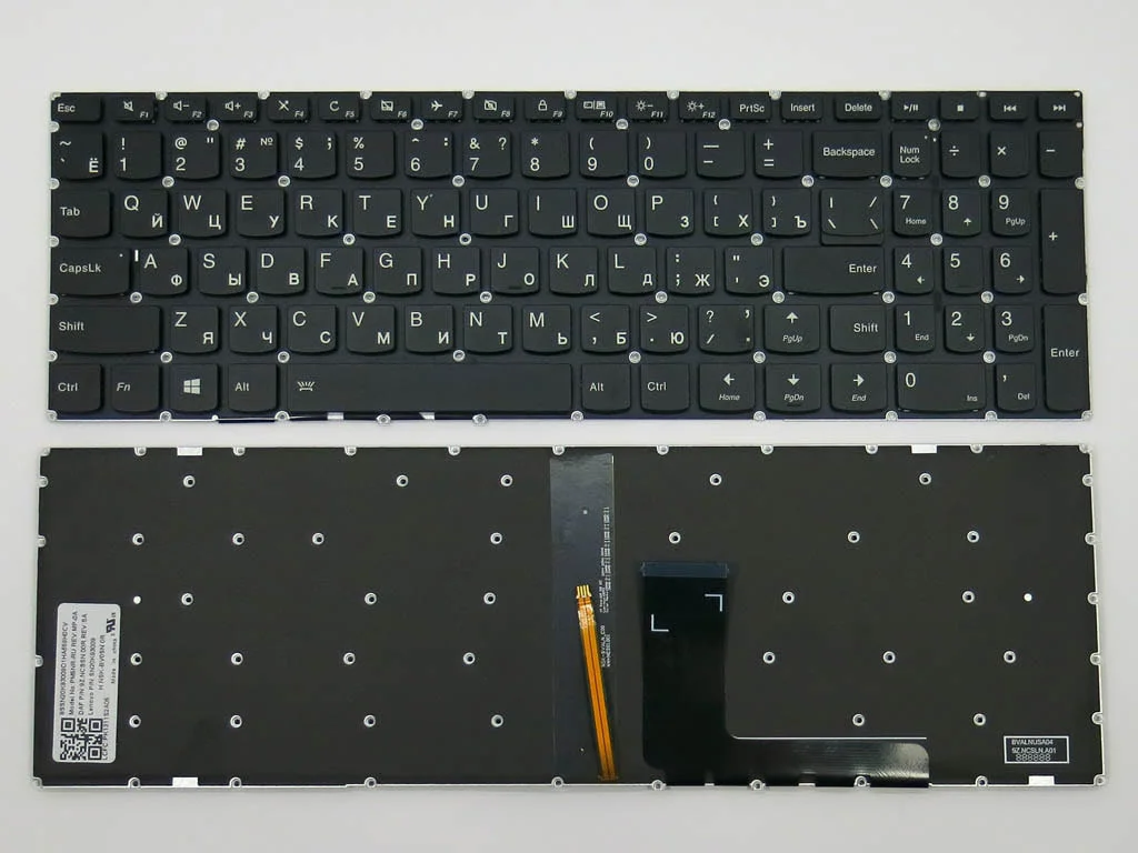 Клавиатура Lenovo 310-15ABR 310-15IAP 310-15ISK 310-15IKB (RU Black с подсветкой ).