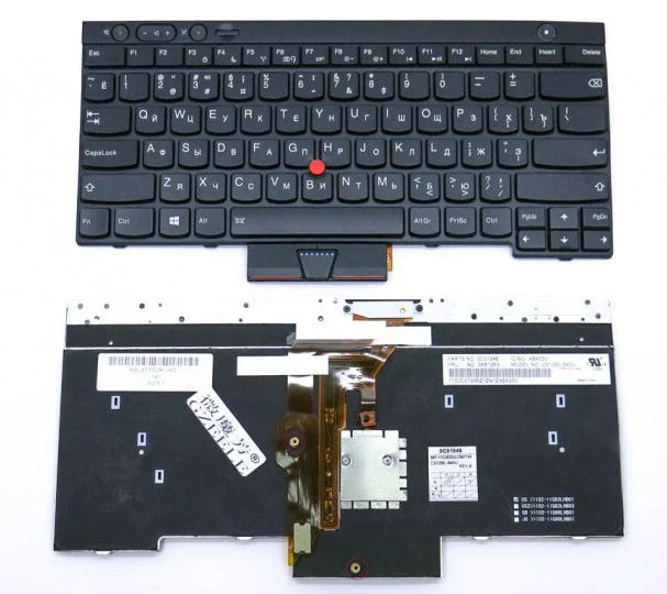 Клавиатура Lenovo ThinkPad T430, T430I, T430S, X230, X230T, T530 Подсветка