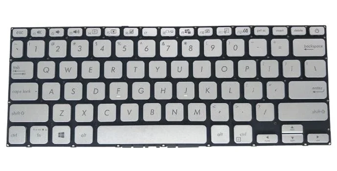 Клавиатура Asus X409 silver - изображение 1