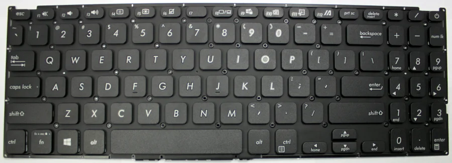 Клавиатура Asus X509, X512, F512 Black - изображение 3