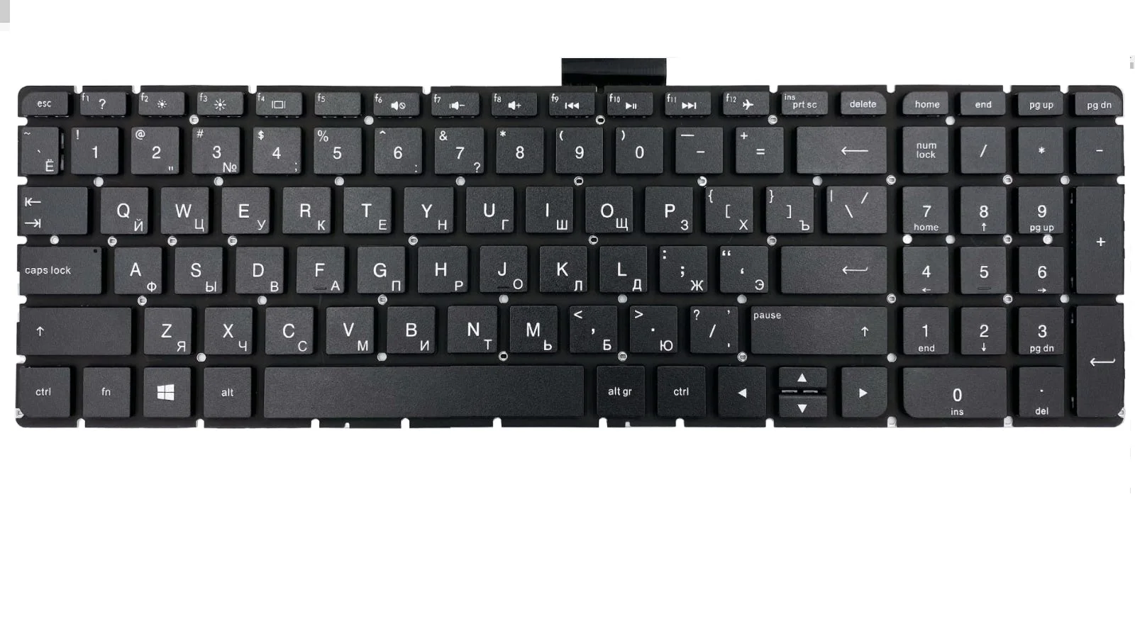 Клавиатура HP Pavilion 15-ab 15-ak 15-au 15-ar 15-aq 15-aw 15-bc 15-bk 17-ab 17-g Envy m6-ar черная - изображение 2