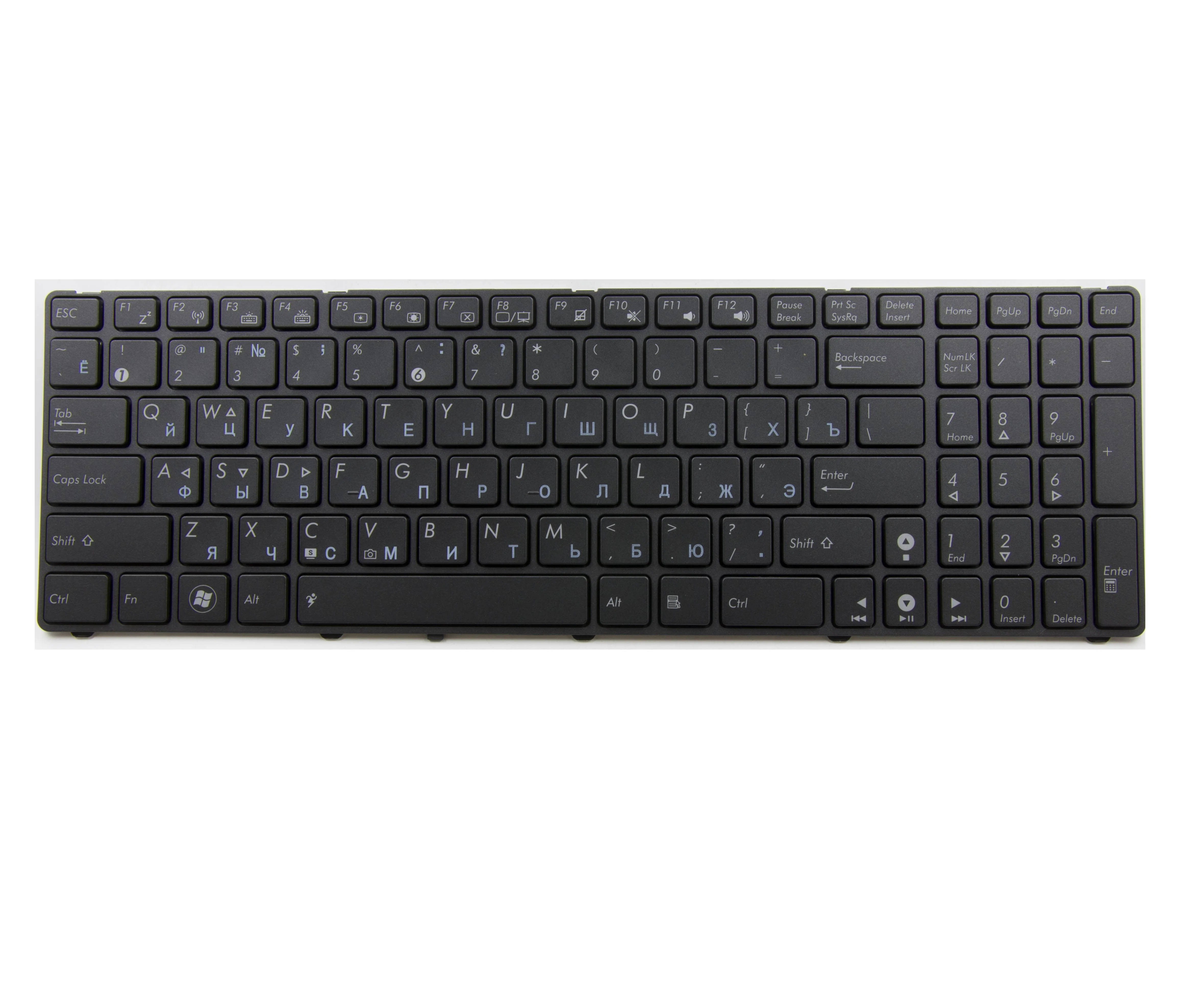 Клавиатура Asus K50, K50AB, K50, K60, N50, G70, P50IJ, X5DIJ  Black (04GNVK5KRU01) - изображение 2