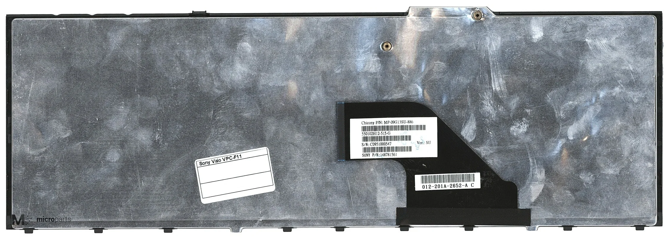 Клавиатура Sony VPC-F11, VPC-F12, VPC-F13 black - изображение 2