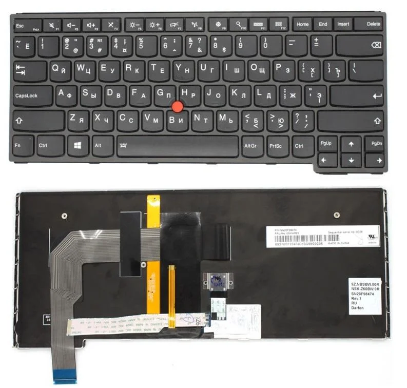 Клавиатура Lenovo ThinkPad Yoga 460 14 - изображение 1