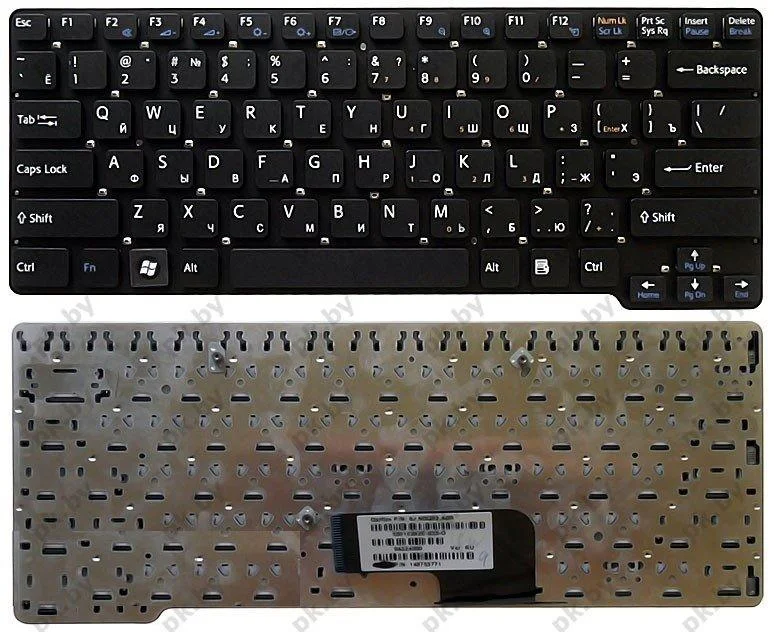 Клавиатура Sony VGN-CW black